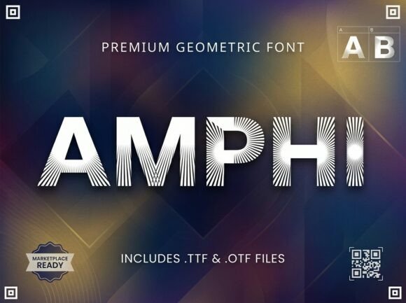 Amphi: The Decorative Display Font That Commands Attention