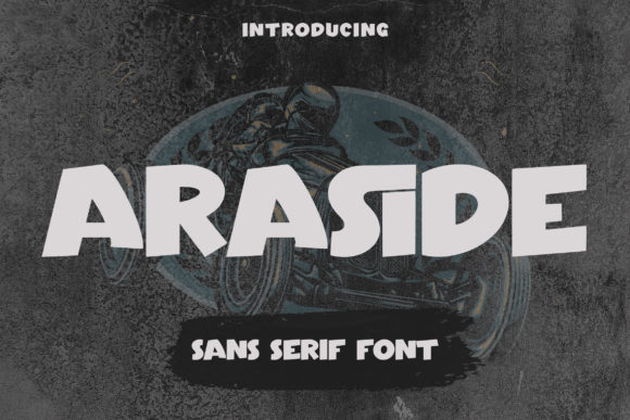 Araside: The Bold Display Font That Brings Playful Energy to Any Project