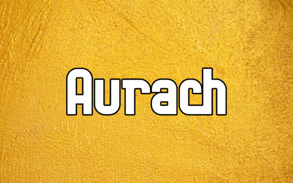 Aurach: The Display Font That Commands Attention