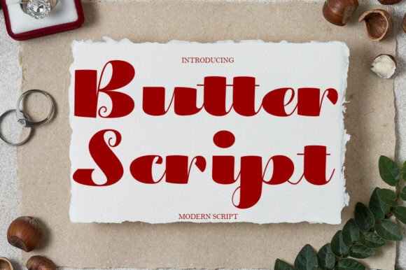 Butter Script: A Modern Font with an Artisan Touch