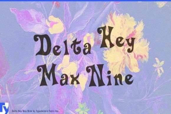 Delta Hey Max Nine: A Playful Retro Font for Creative Brands