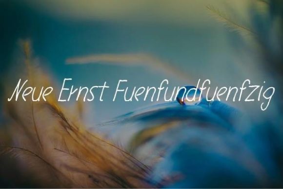 Discovering the Elegance of Neue Ernst Fuenfundfuenfzig