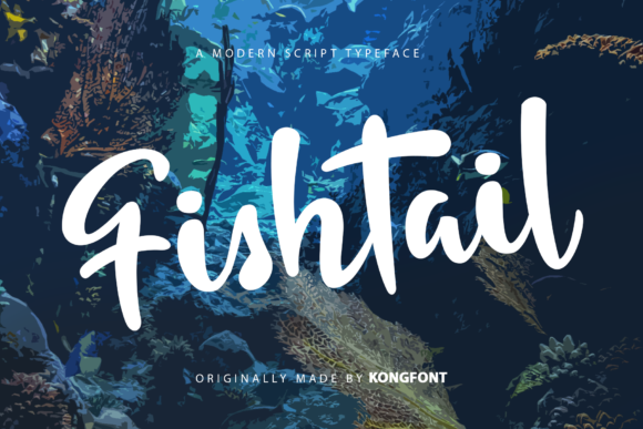 Fishtail: The Modern Script Font for Creative Projects