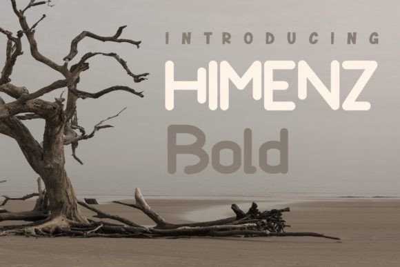 Himenz: A Rounded Display Font for Playful, Modern Projects