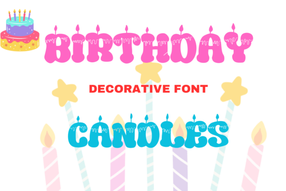 Ignite Your Designs with the Birthday Candles Font