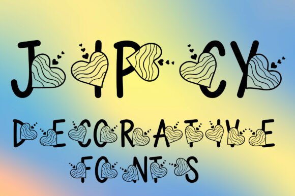 Jipcy: A Font That Adds Heart to Your Designs