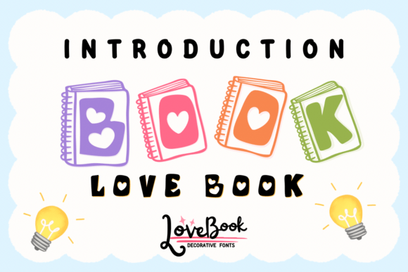 Love Book: A Font That Blends Handwritten Charm with Modern Design