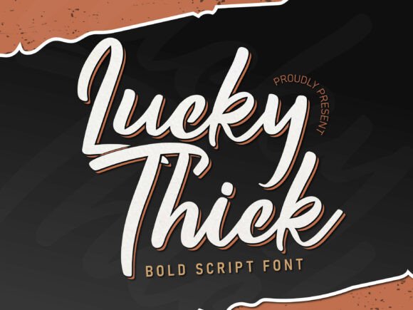 Lucky Thick: A Vintage Script Font with Modern Charm