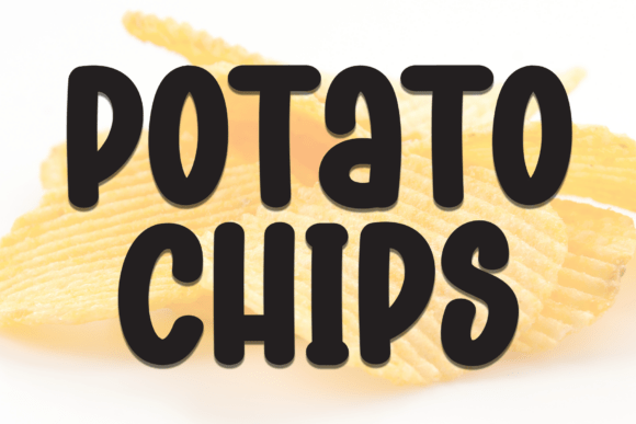 Potato Chips Font: The Casual Display Typeface for Fun Projects
