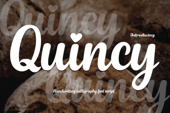 Quincy: A Modern Calligraphy Font for Heartfelt Design