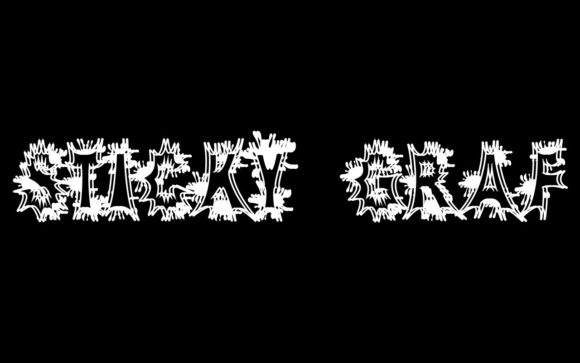 Sticky Graf: The Futuristic Display Font for Bold Branding