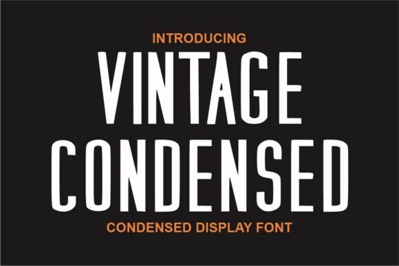 Viintage Condensed: Bold Typography for Authentic Branding